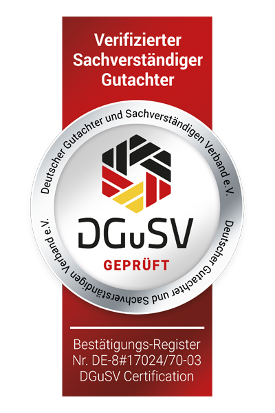 DGuSV-Siegel: Verifizierter Sachverständiger und Gutachter